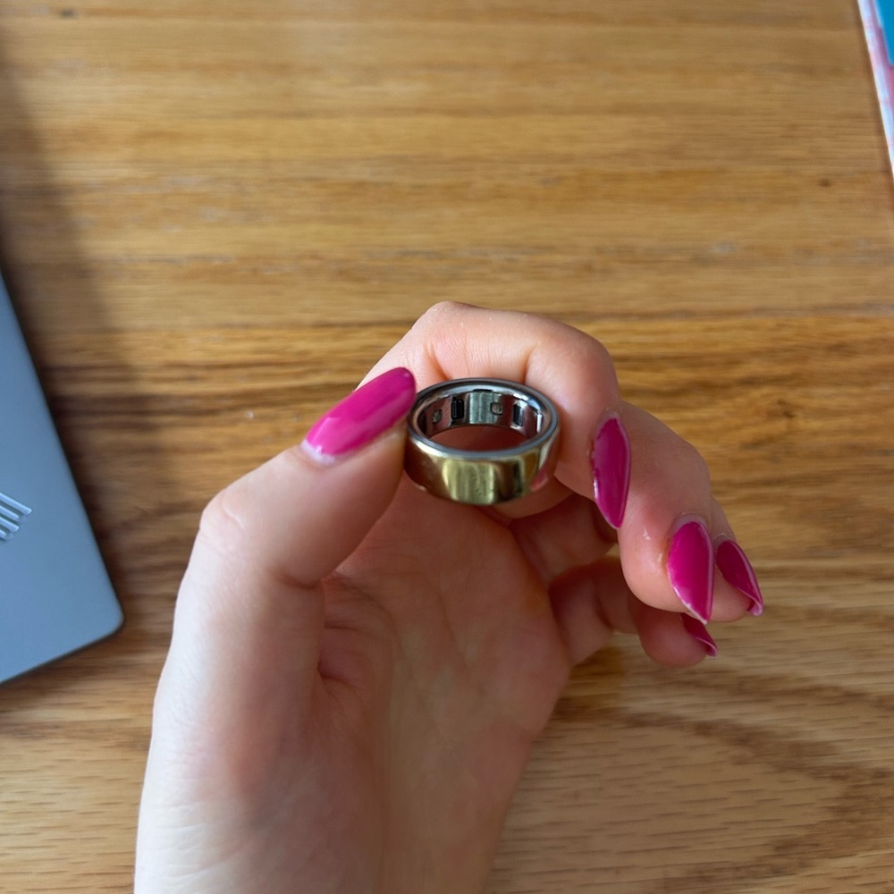 Oura Ring 4 Horizon - Gold - Size 7 - Smart Ring
